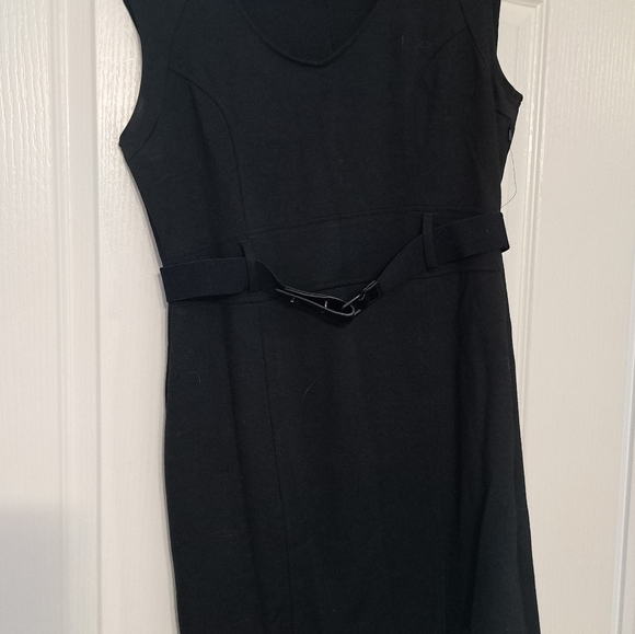 Elegant Black Sleeveless Dress - Picture 1 of 5